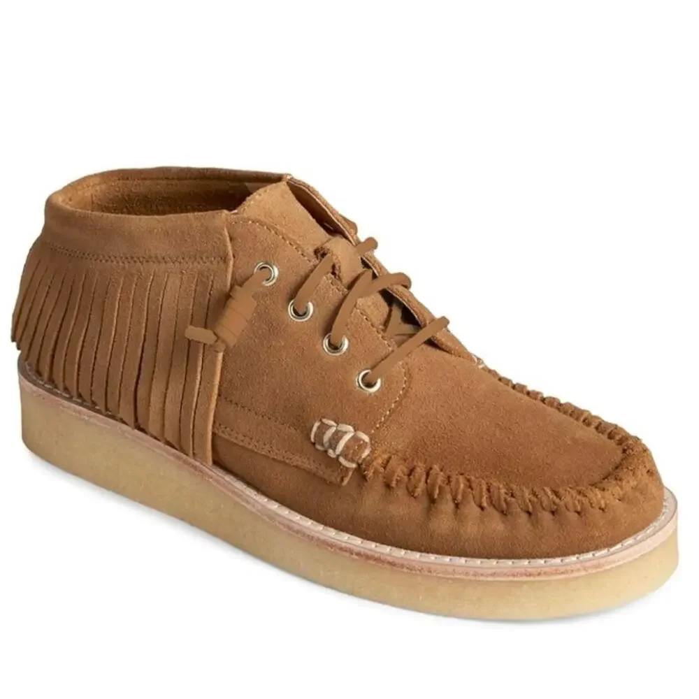 Sperry X Rebecca Minkoff Boots Gum Crepe Sole Wallabee Style Moccasin Size 11